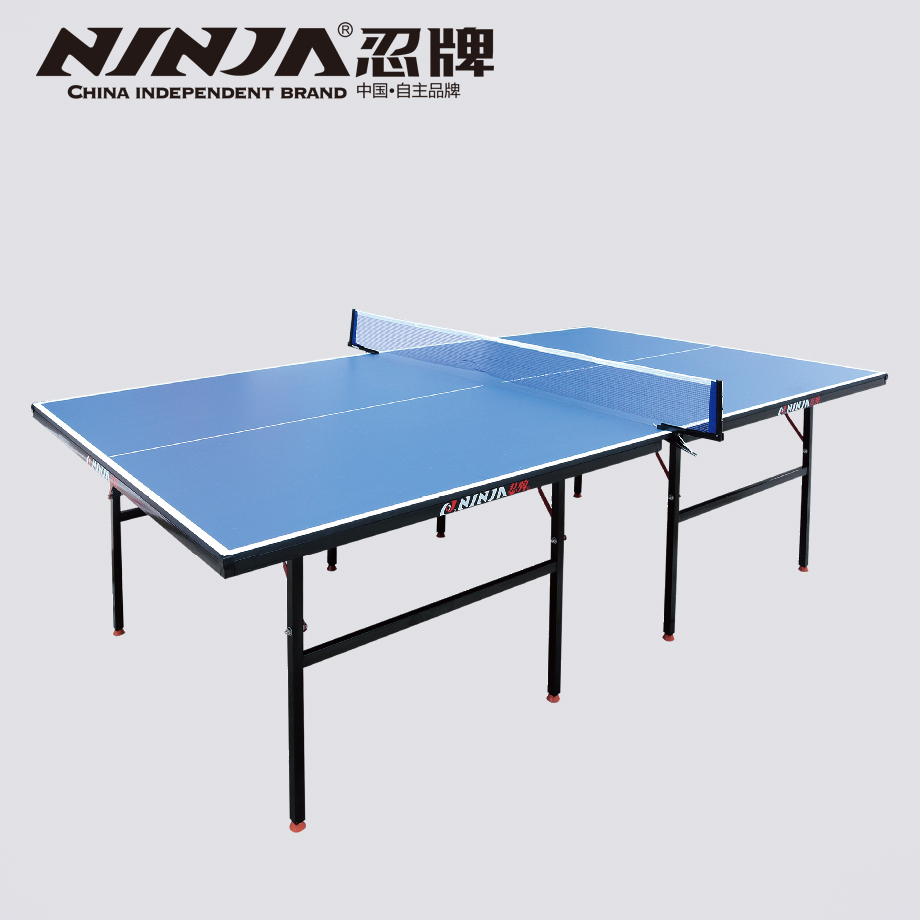 忍牌折叠可移动乒乓球台N501